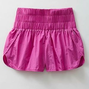 Free People Way Home Shorts in the color Vivacious Violet. Size small.